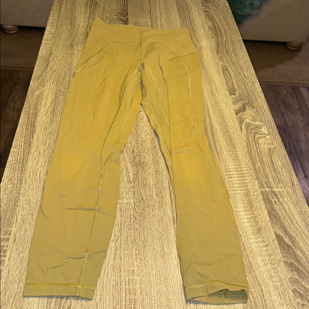 Green Lululemon Leggings